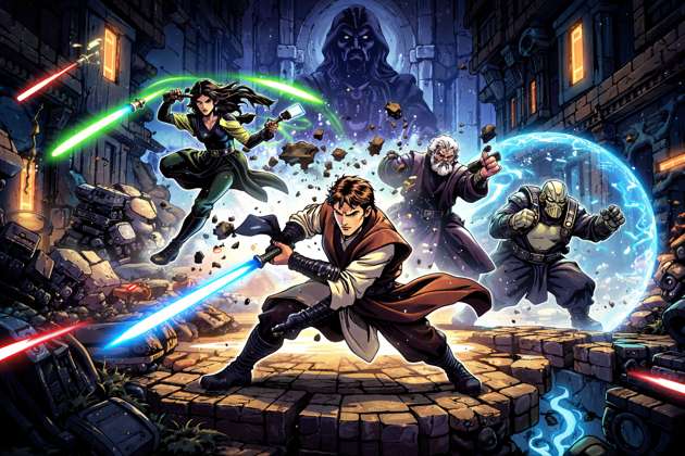 Jedi Mutant Apocalypse - Jabali AI Poster