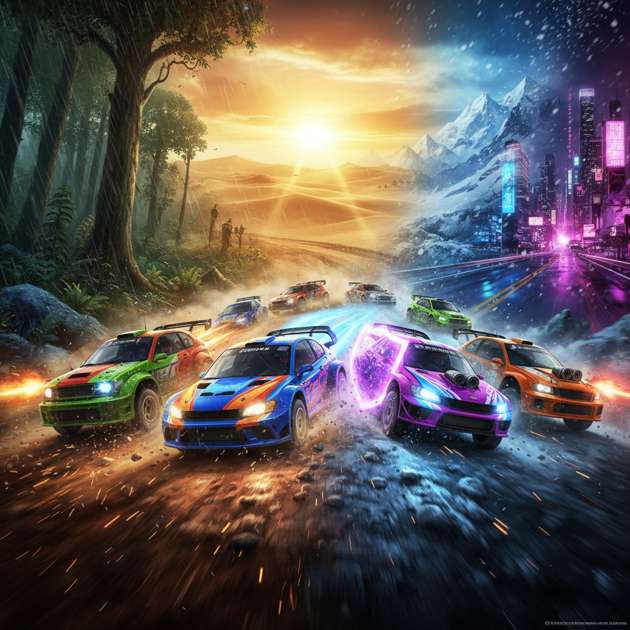Rally Combat: Turbo Rivals - Jabali AI Poster