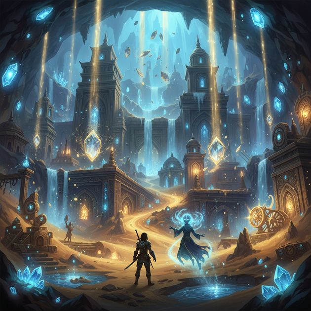 Lost City of Lumora - Jabali AI Poster