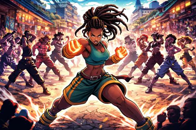 Jannie Kombat Arcade - Jabali AI Poster