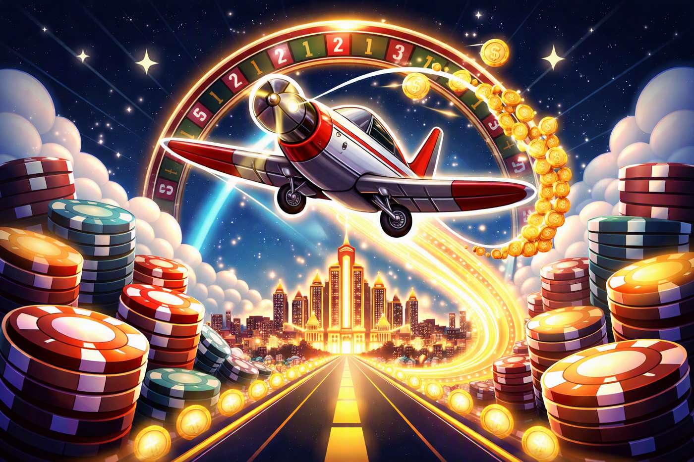 SkyRush Aviator game artwork