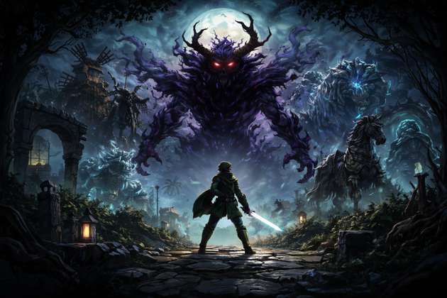 Shadows of Hyrule - Jabali AI Poster