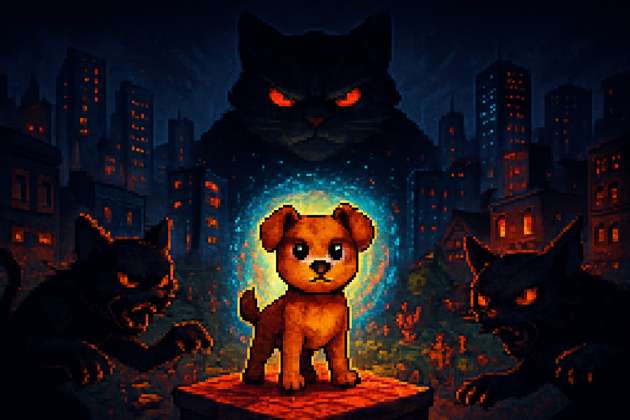 Doggy Quest: Portal Run - Jabali AI Poster