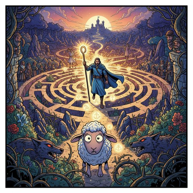 The Lost Sheep Quest - Jabali AI Poster