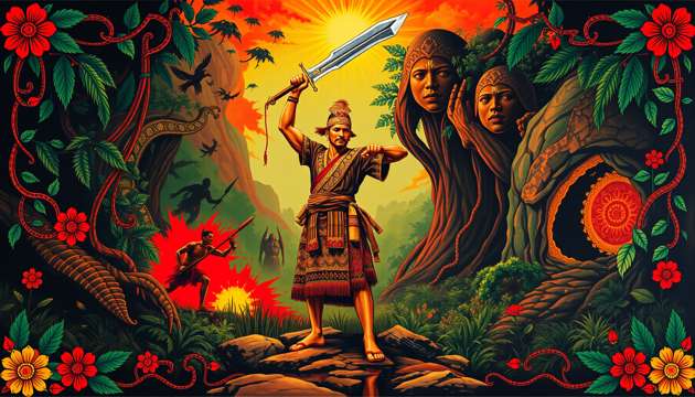 Spear of Defiance: Lapu-Lapu's Last Stand - Jabali AI Poster
