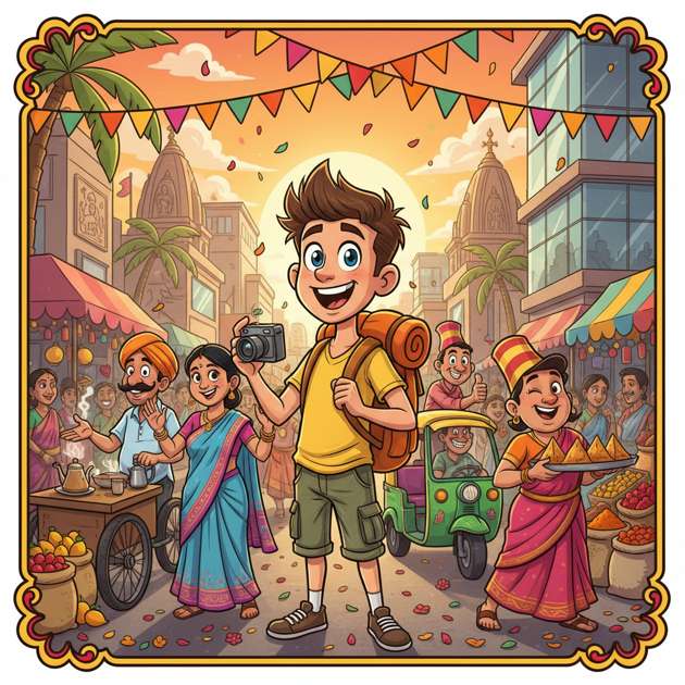 India Travel Vlogger - Jabali AI Poster