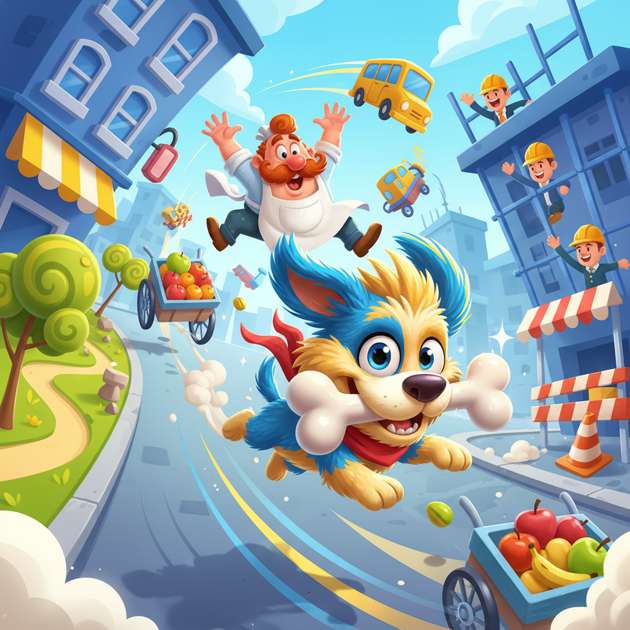 Bone Bandit Dash - Jabali AI Poster