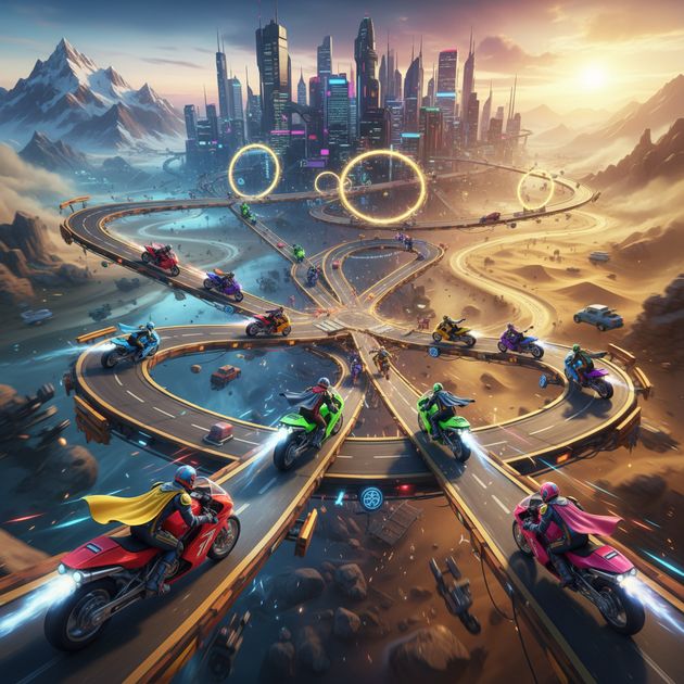 Turbo Clash Riders - Jabali AI Poster