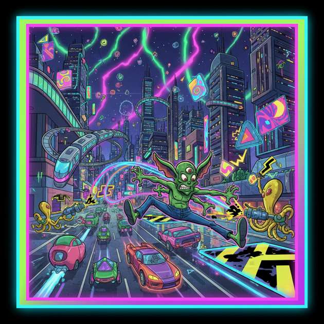 Alien Rush - Jabali AI Poster