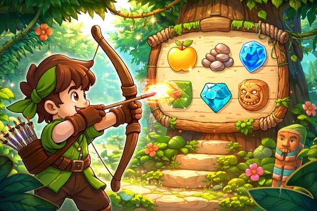 Jungle Quiz Archery - Jabali AI Poster
