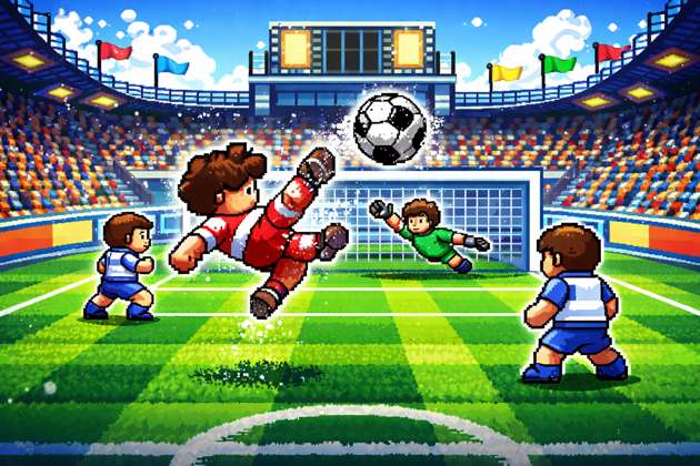 Pixel Goal Rush - Jabali AI Poster