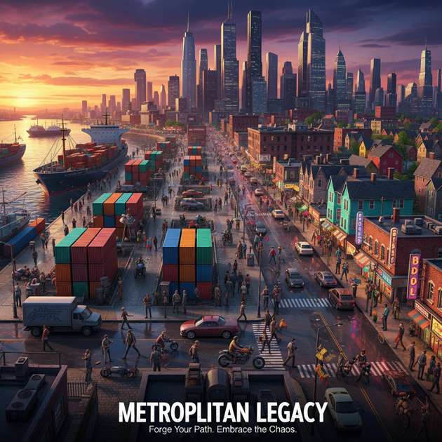 City Tides - Jabali AI Poster