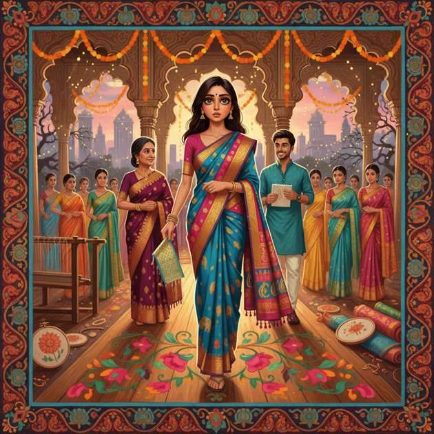 Sari Stitches in Hyderabad - Jabali AI Poster