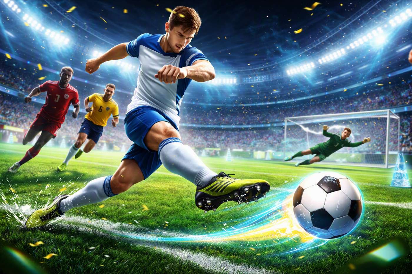 Goal Rush Legends game artwork