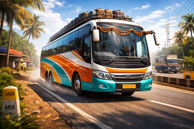 Indian Highway Bus Simulator - Jabali AI Poster