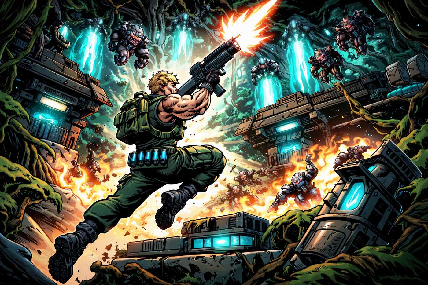 كونترا ريبورن game artwork