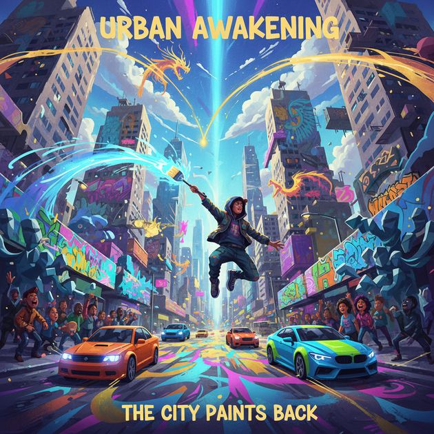 City of Living Canvas - Jabali AI Poster