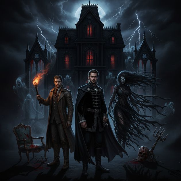 Blood-Stained Manor - Jabali AI Poster