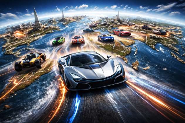 World Car Race Legends - Jabali AI Poster