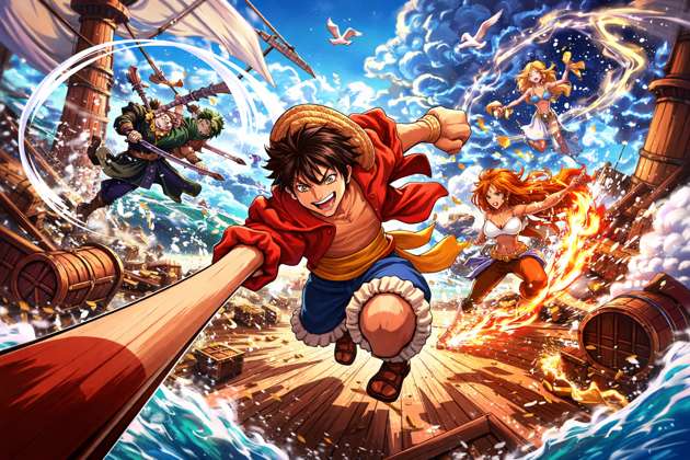 ون بيس معركة القراصنة - Jabali AI Poster