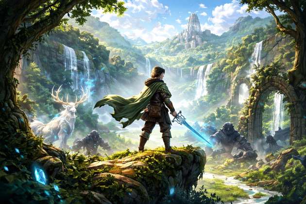 Legends of the Wild Realm - Jabali AI Poster