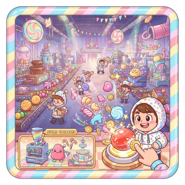Candy Factory Frenzy - Idle RPG by Jabali AI