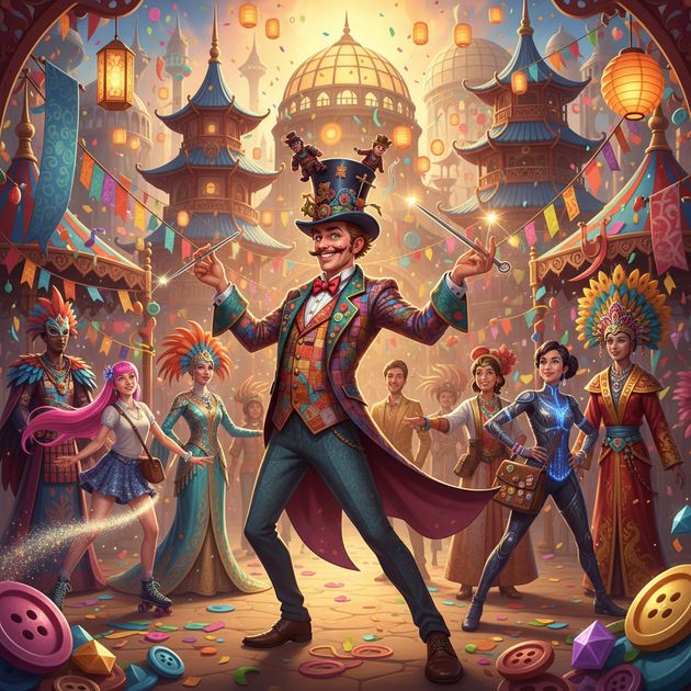 Costume Carnival: Global Runway - Jabali AI Poster