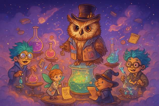 Whizzlefeather's Lab Quest - Jabali AI Poster