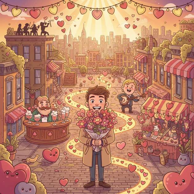 Hearts Over New York - Jabali AI Poster