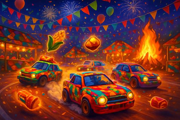 Corrida Junina Turbo - Jabali AI Poster