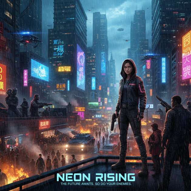 Neon Metropolis Rising - 3D Open World by Jabali AI