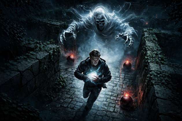 Ghost Maze Hideout - Jabali AI Poster