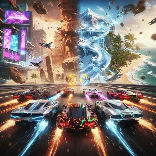 Velocity Rivals: Neon Combat - Jabali AI Poster