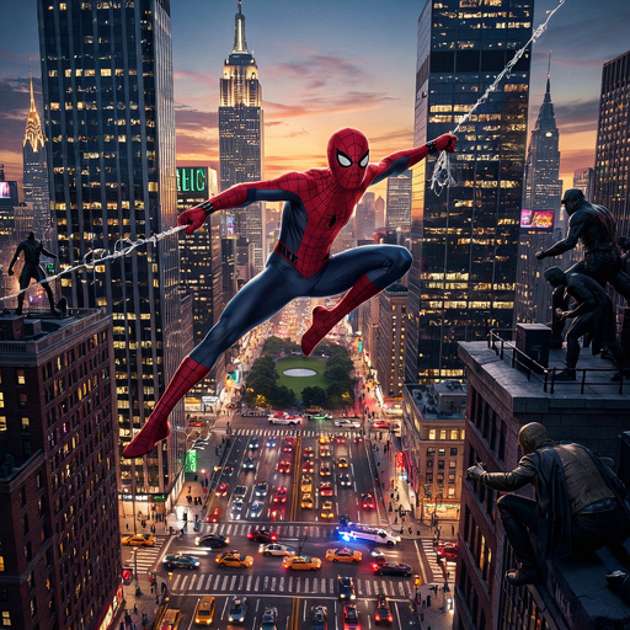 Spider-Man: City Unbound - Jabali AI Poster