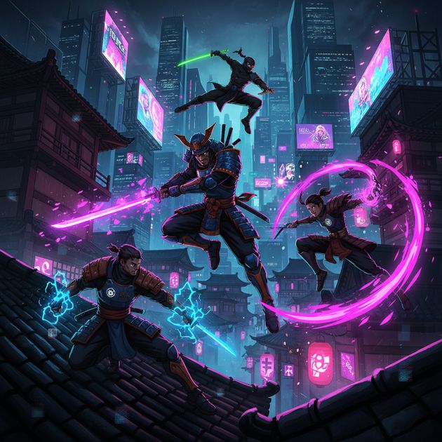 Synthsteel Duelists - Jabali AI Poster