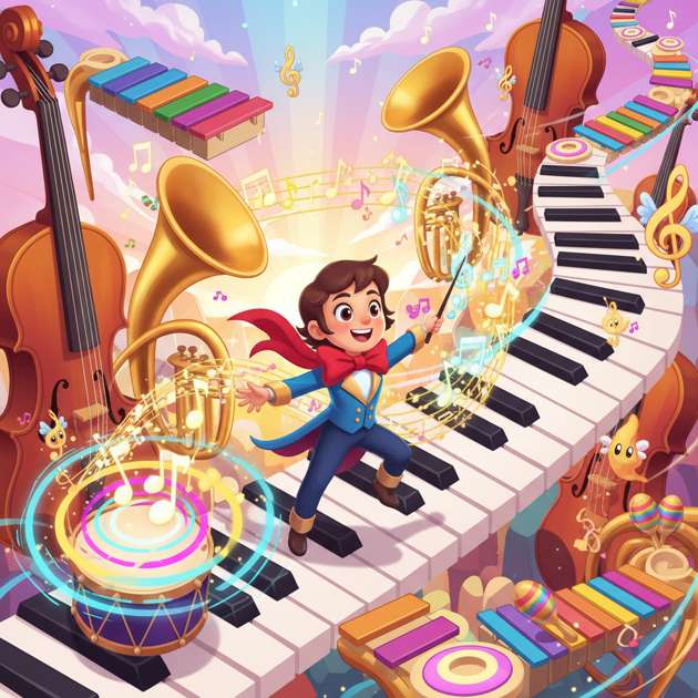 Melody’s Harmonic Quest - Jabali AI Poster