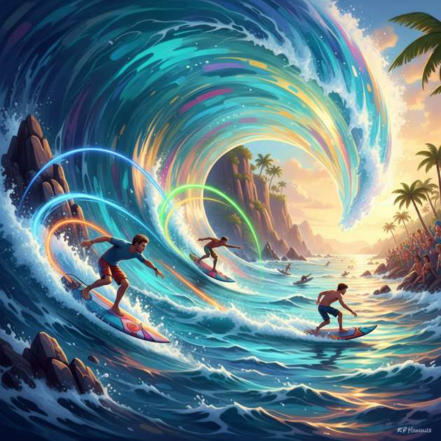 Wave Racer: Hawaiian Clash - 3D Racing by Jabali AI