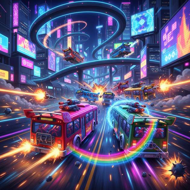 Turbo Bus Rampage - 3D Racing by Jabali AI