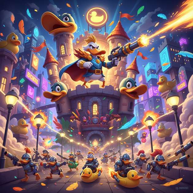 Duck Castle Defenders - 3D Open World by Jabali AI