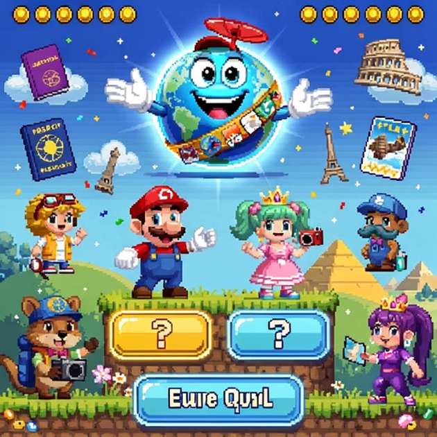 Globo's World Quiz Quest - Jabali AI Poster