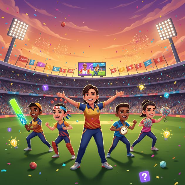 Cricket Queens Trivia Clash - Jabali AI Poster