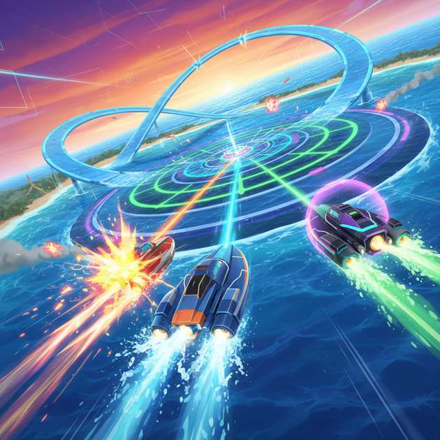 Aqua Combat Racers - Jabali AI Poster