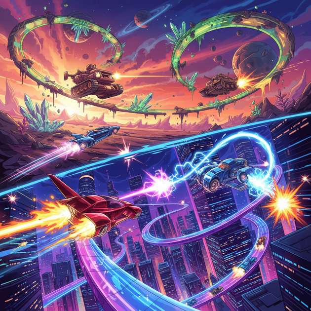Neon Apex Rivals - 3D Racing by Jabali AI