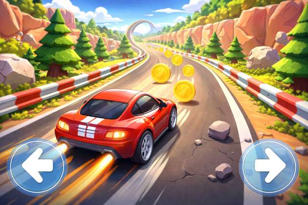 Coin Rush Racer - Jabali AI Poster