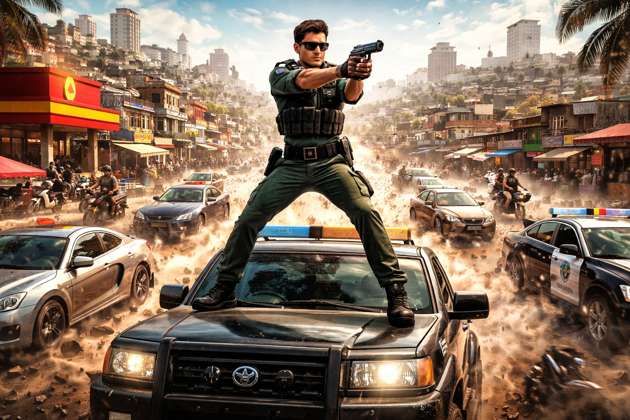 Pakistan Crime City Open World - Jabali AI Poster