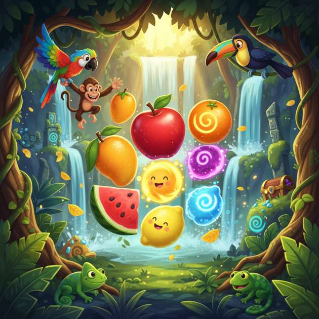 Jungle Fruit Match - Jabali AI Poster