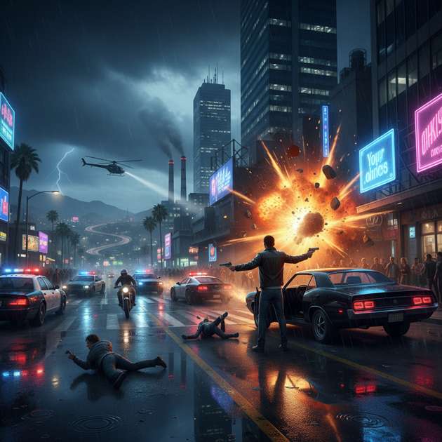 Urban Reignfall - Jabali AI Poster