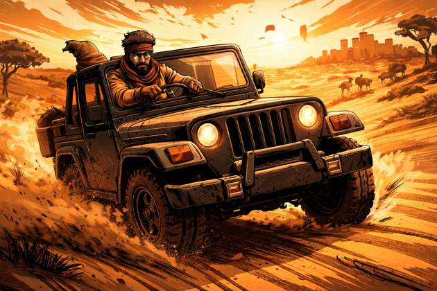 Thar Quest Adventure - Jabali AI Poster