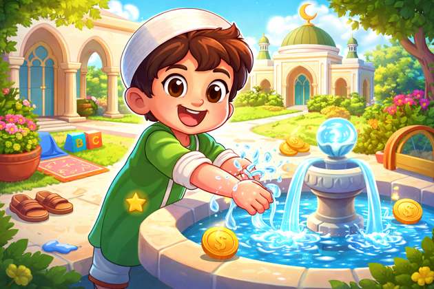 Ali's Wudu Adventure - Jabali AI Poster