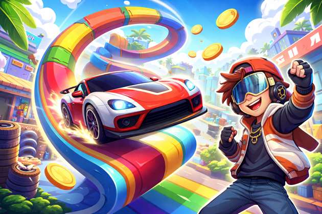 Ramp Rush Supercars 3D - Jabali AI Poster